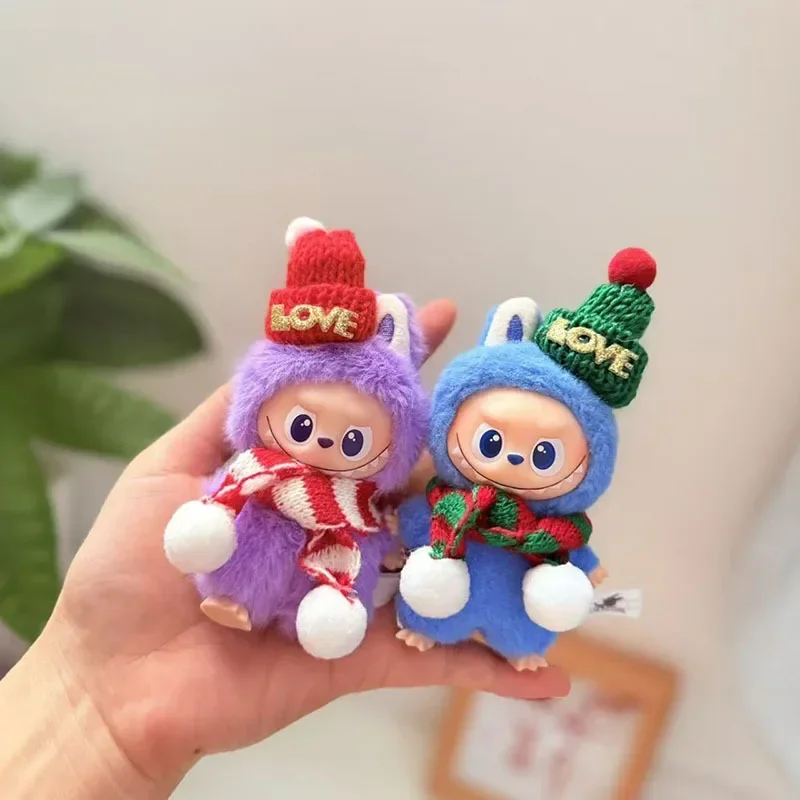 New Doll Clothes Pendant SetV4 LABUBU Bear Hat Love Sweater Set,DIY Doll Accessories, Fun and Cute Baby Clothes, Christmas Gifts - Image 5