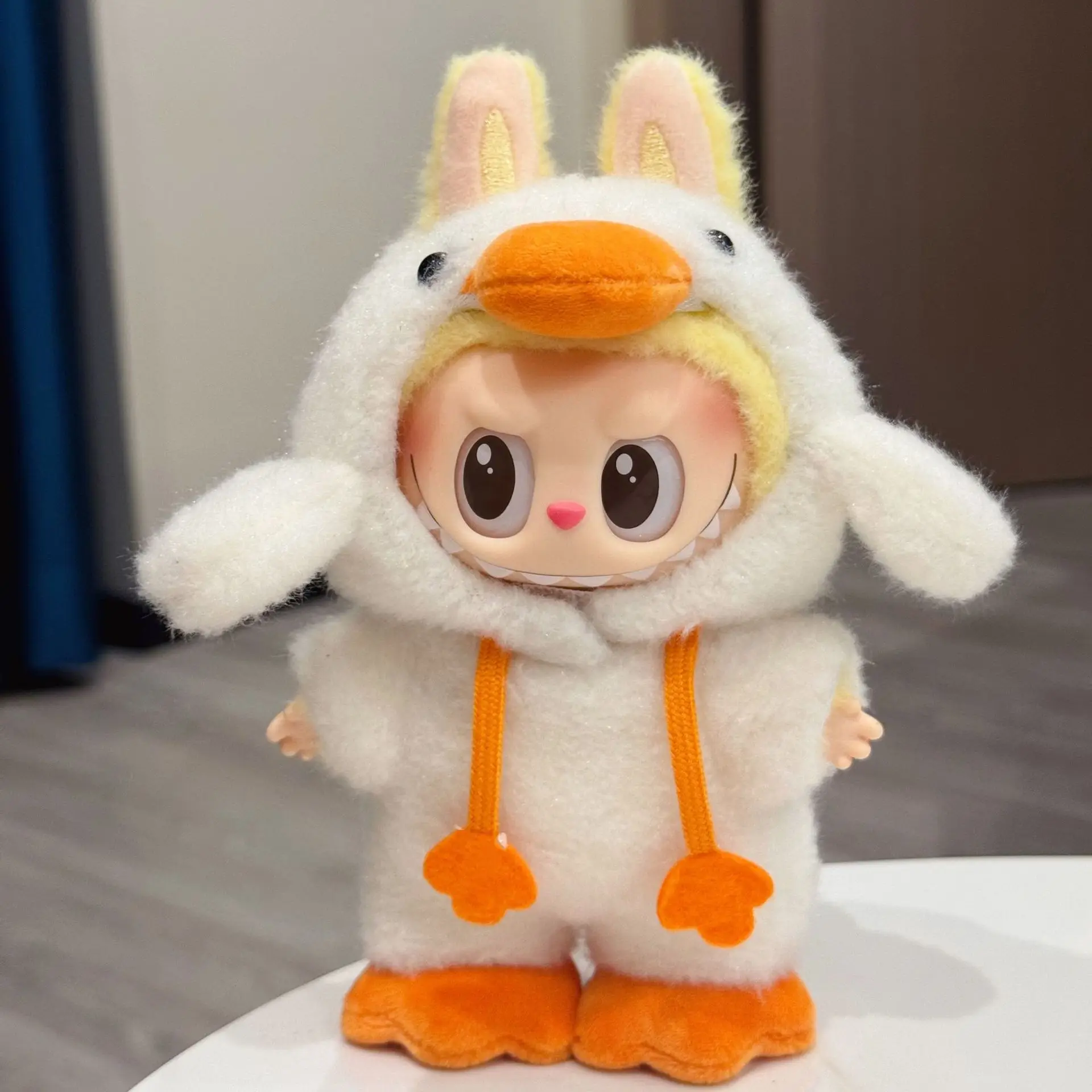 For 15/17cm Labubu Doll Lovely Animal costume Plush Clothing Set Labubu V1 V2 V3 Dolls Clothes Diy Decoration Toys Accessories - Image 4