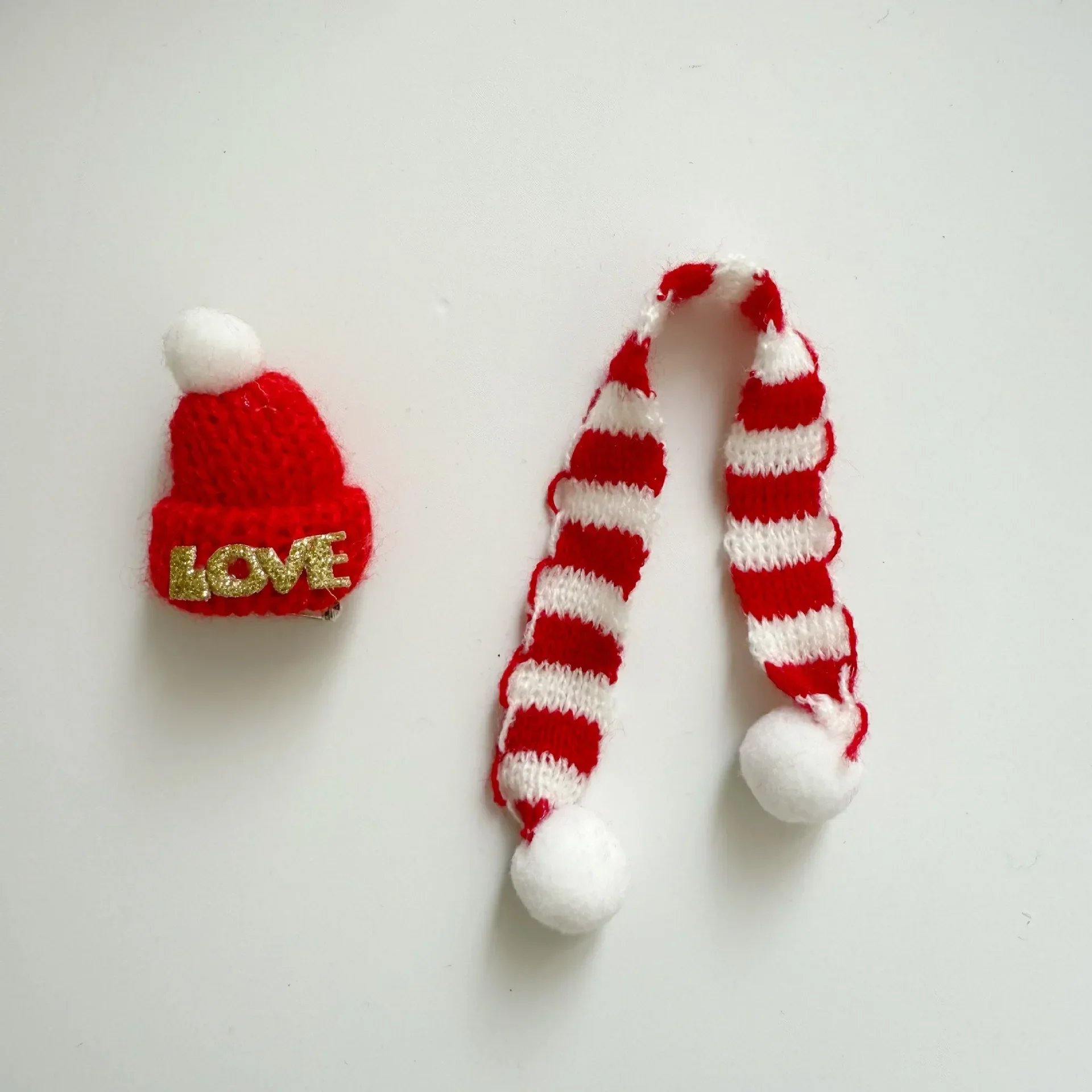 New Doll Clothes Pendant SetV4 LABUBU Bear Hat Love Sweater Set,DIY Doll Accessories, Fun and Cute Baby Clothes, Christmas Gifts - Image 9