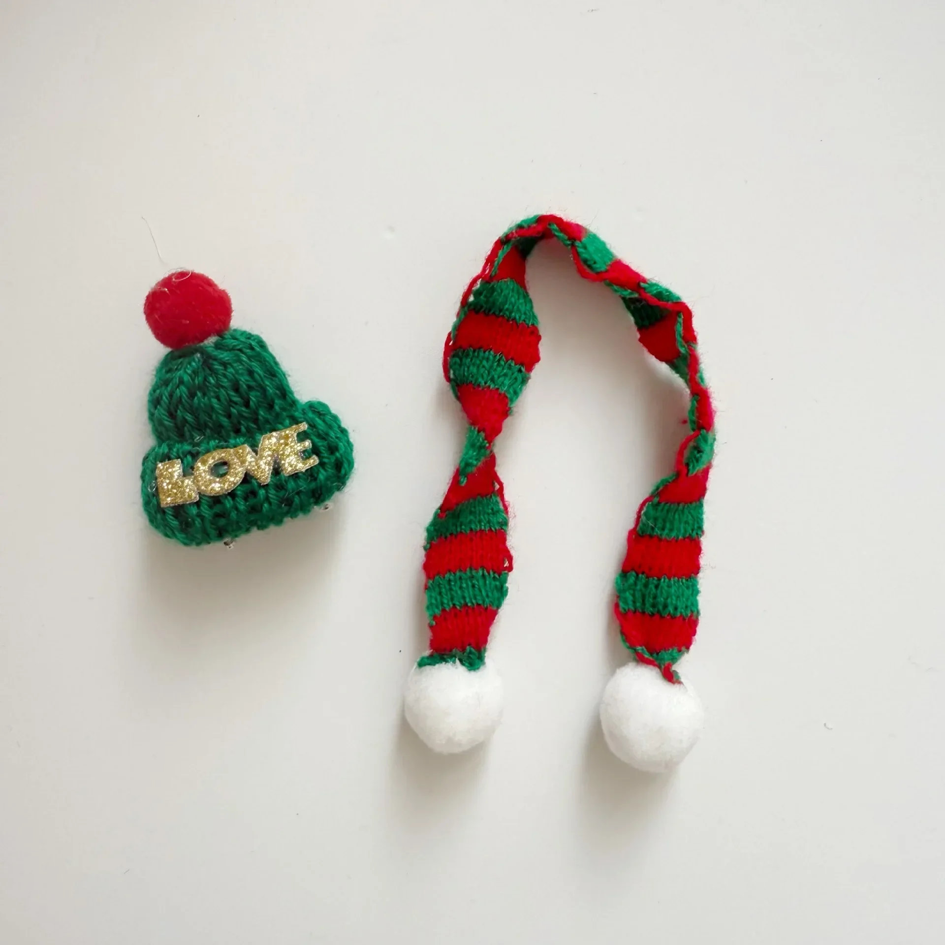 New Doll Clothes Pendant SetV4 LABUBU Bear Hat Love Sweater Set,DIY Doll Accessories, Fun and Cute Baby Clothes, Christmas Gifts - Image 7