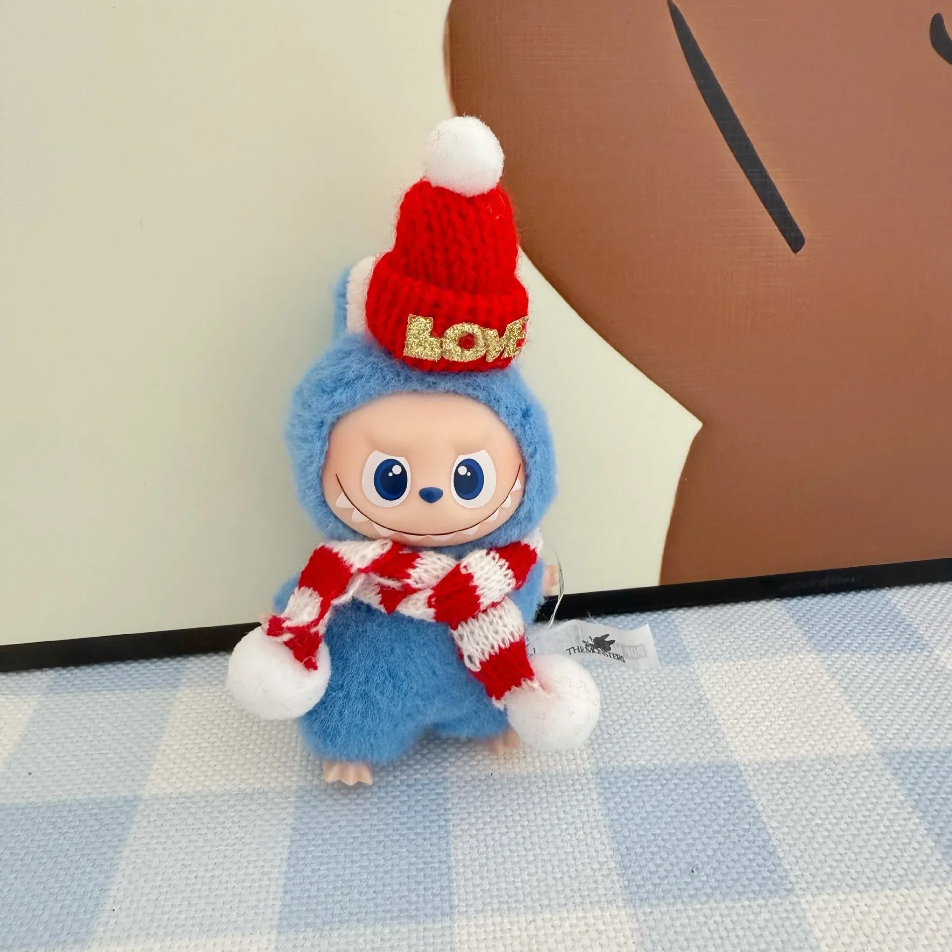 New Doll Clothes Pendant SetV4 LABUBU Bear Hat Love Sweater Set,DIY Doll Accessories, Fun and Cute Baby Clothes, Christmas Gifts - Image 6