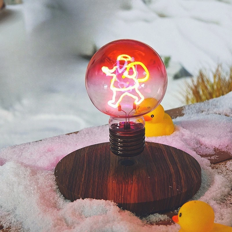 Free Delivery Modern Magnetic Levitation Glowing Night Light Home Decor Christmas Gifts for Children Birthday Gifts Wholesale - Image 5